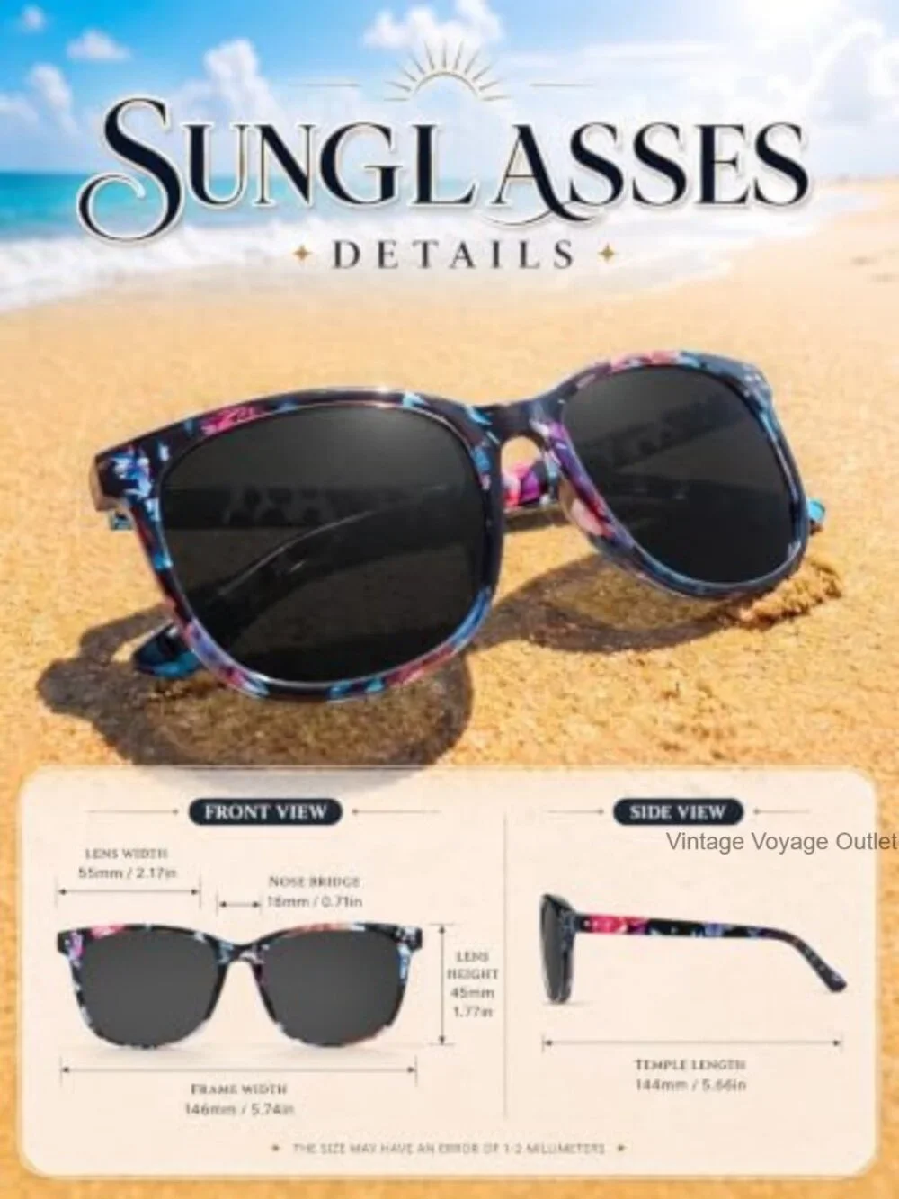 Polarized Round Sunglasses for Women Men UV400 Protection Driving Fishing